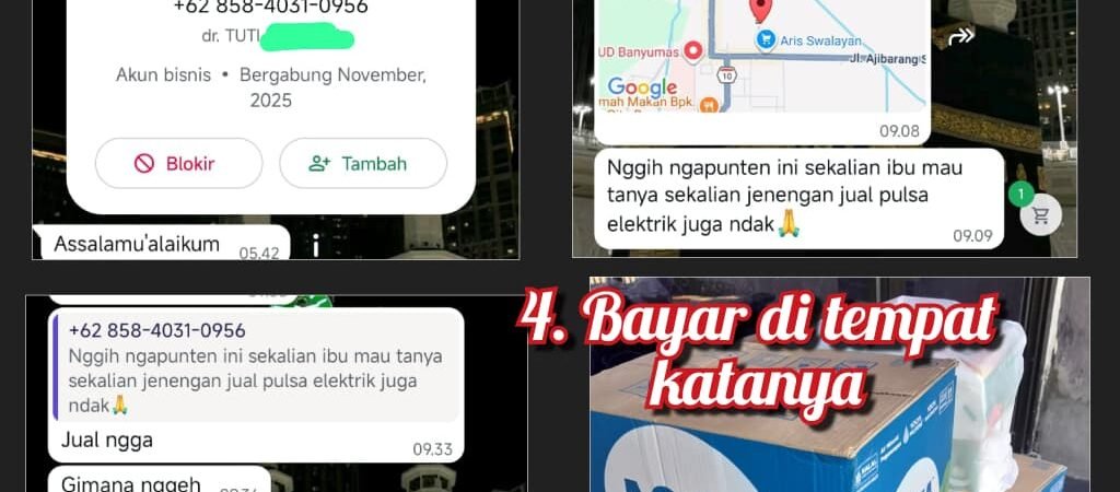Waspadalah Modus Penipuan Pulsa Elektrik: Mengaku Dokter, Pesan Barang, Lalu Titip Pulsa